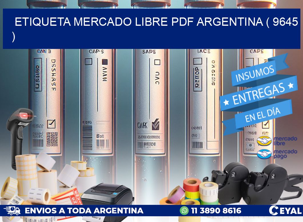 ETIQUETA MERCADO LIBRE PDF ARGENTINA ( 9645 )