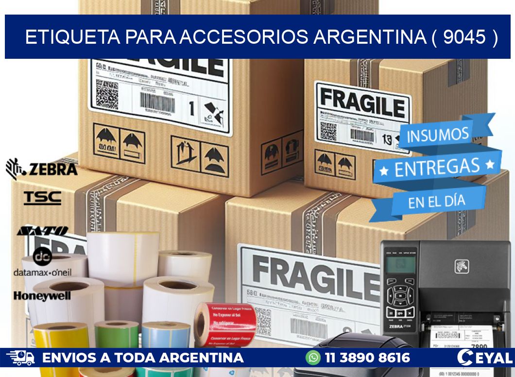 ETIQUETA PARA ACCESORIOS ARGENTINA ( 9045 )