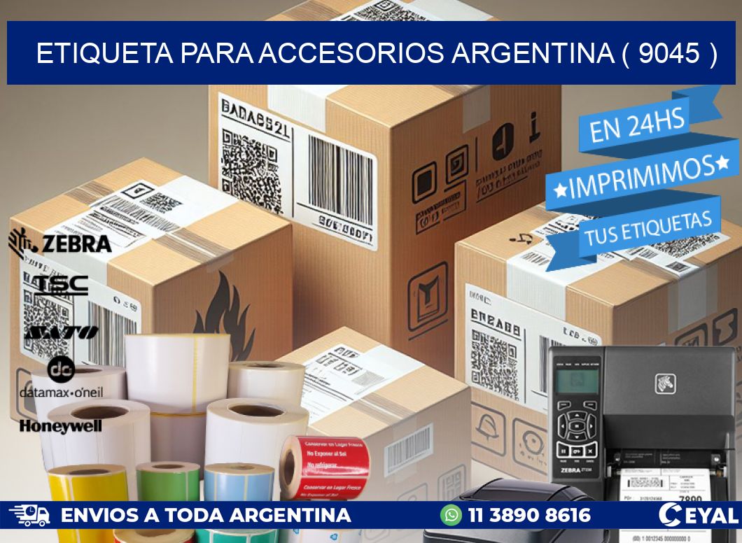 ETIQUETA PARA ACCESORIOS ARGENTINA ( 9045 )