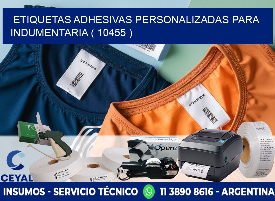 ETIQUETAS ADHESIVAS PERSONALIZADAS PARA INDUMENTARIA ( 10455 )