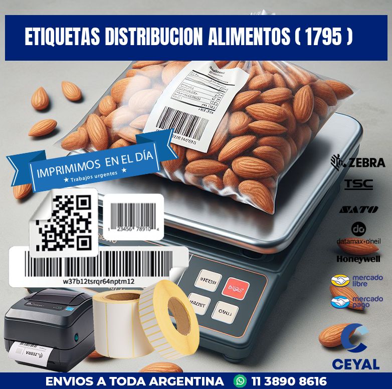 ETIQUETAS DISTRIBUCION ALIMENTOS ( 1795 )