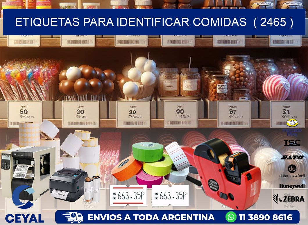 ETIQUETAS PARA IDENTIFICAR COMIDAS  ( 2465 )