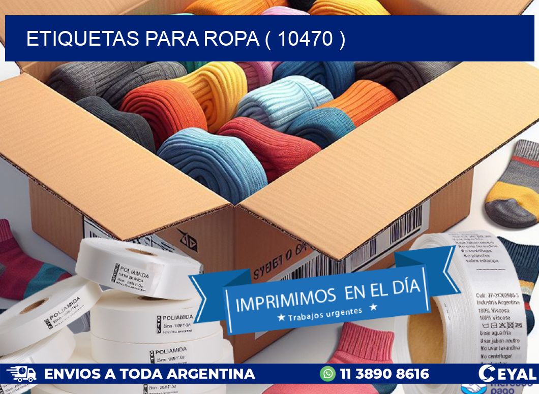 ETIQUETAS PARA ROPA ( 10470 )