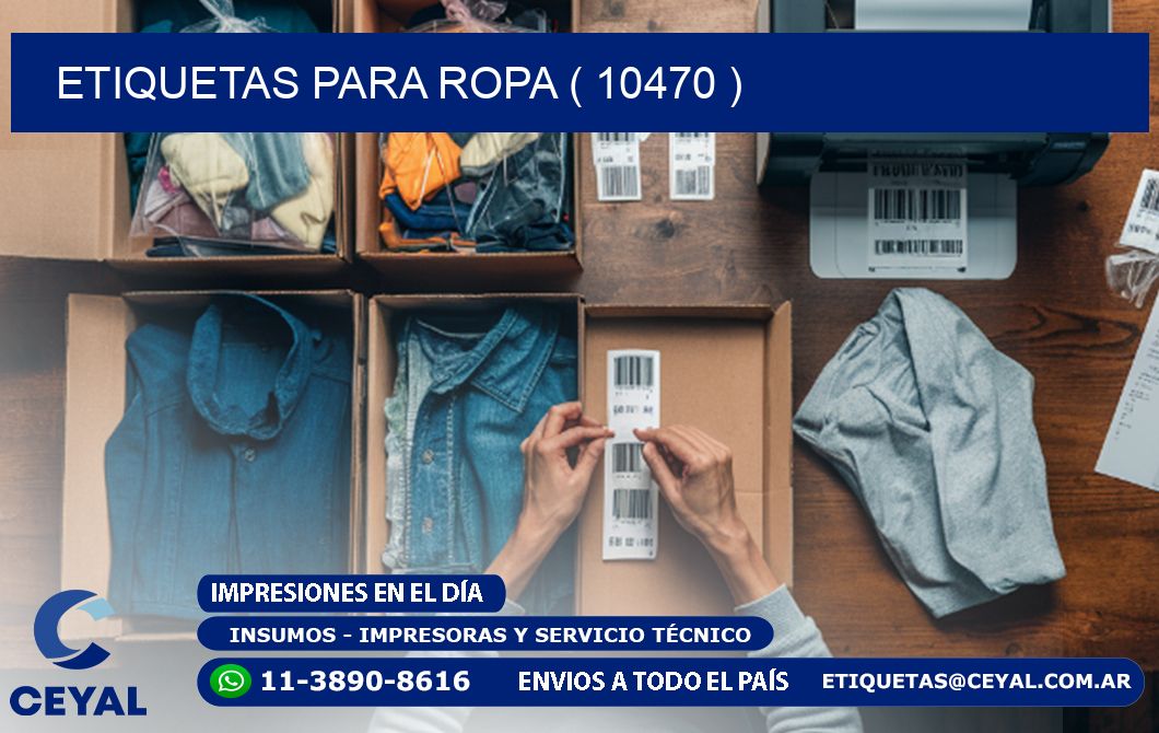 ETIQUETAS PARA ROPA ( 10470 )