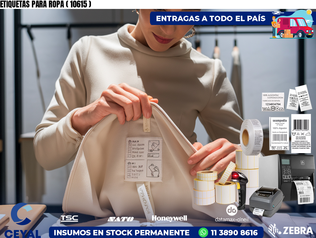 ETIQUETAS PARA ROPA ( 10615 )