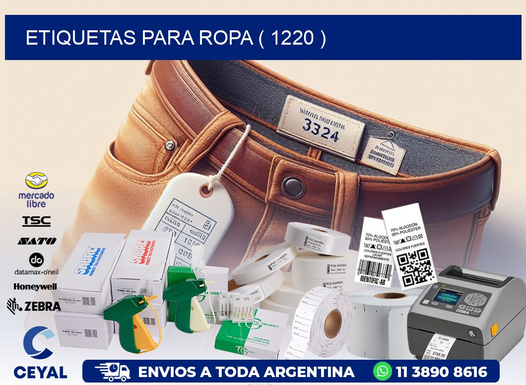 ETIQUETAS PARA ROPA ( 1220 )