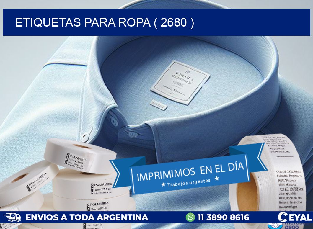 ETIQUETAS PARA ROPA ( 2680 )