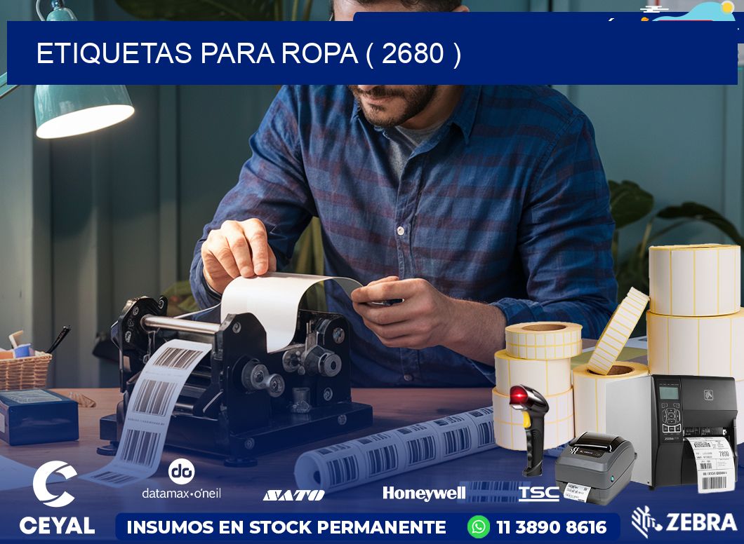 ETIQUETAS PARA ROPA ( 2680 )