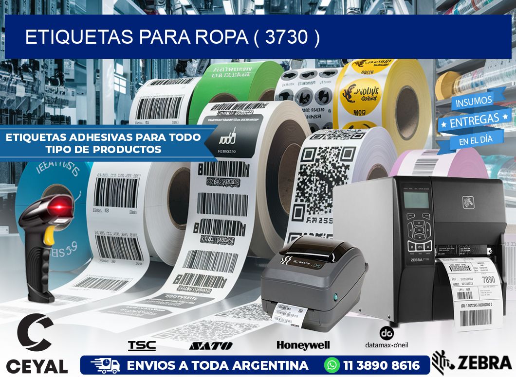ETIQUETAS PARA ROPA ( 3730 )