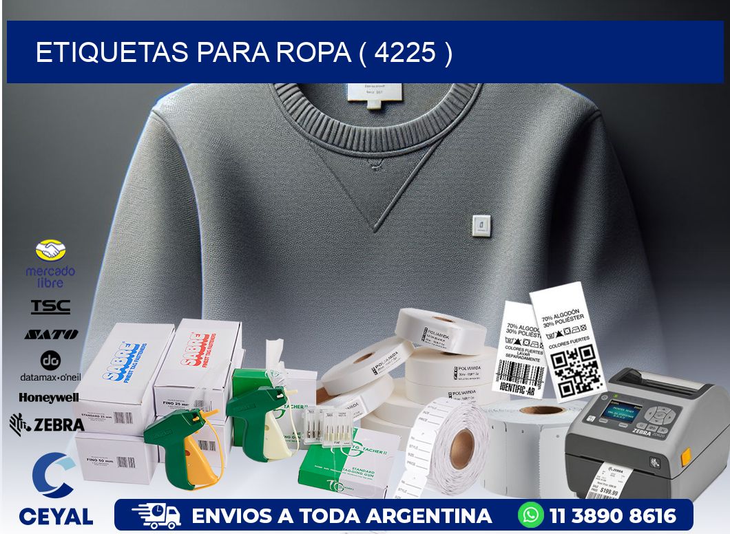 ETIQUETAS PARA ROPA ( 4225 )