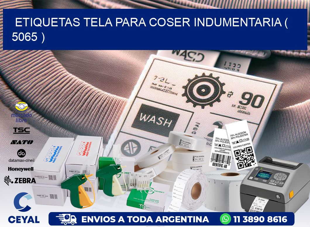 ETIQUETAS TELA PARA COSER INDUMENTARIA ( 5065 )