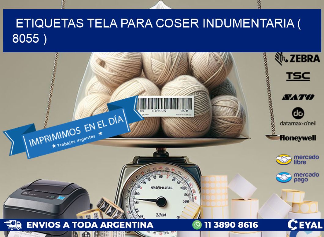 ETIQUETAS TELA PARA COSER INDUMENTARIA ( 8055 )