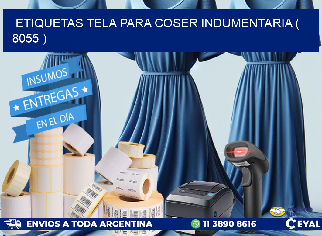 ETIQUETAS TELA PARA COSER INDUMENTARIA ( 8055 )
