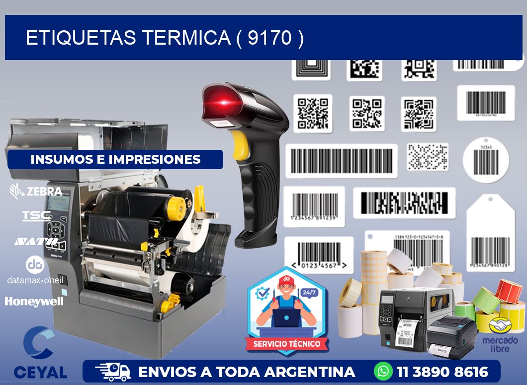 ETIQUETAS TERMICA ( 9170 )