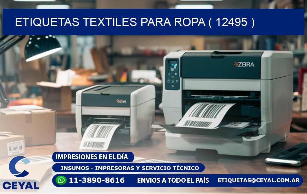 ETIQUETAS TEXTILES PARA ROPA ( 12495 )