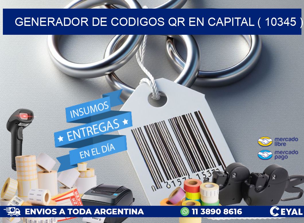 GENERADOR DE CODIGOS QR EN CAPITAL ( 10345 )