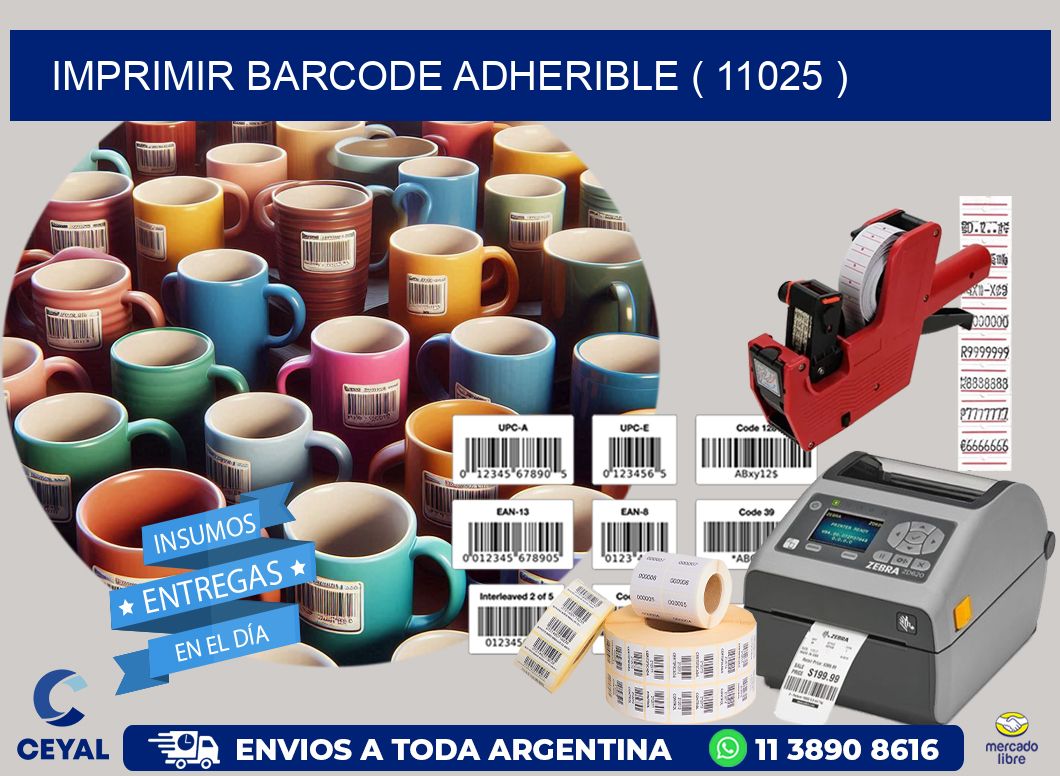 IMPRIMIR BARCODE ADHERIBLE ( 11025 )