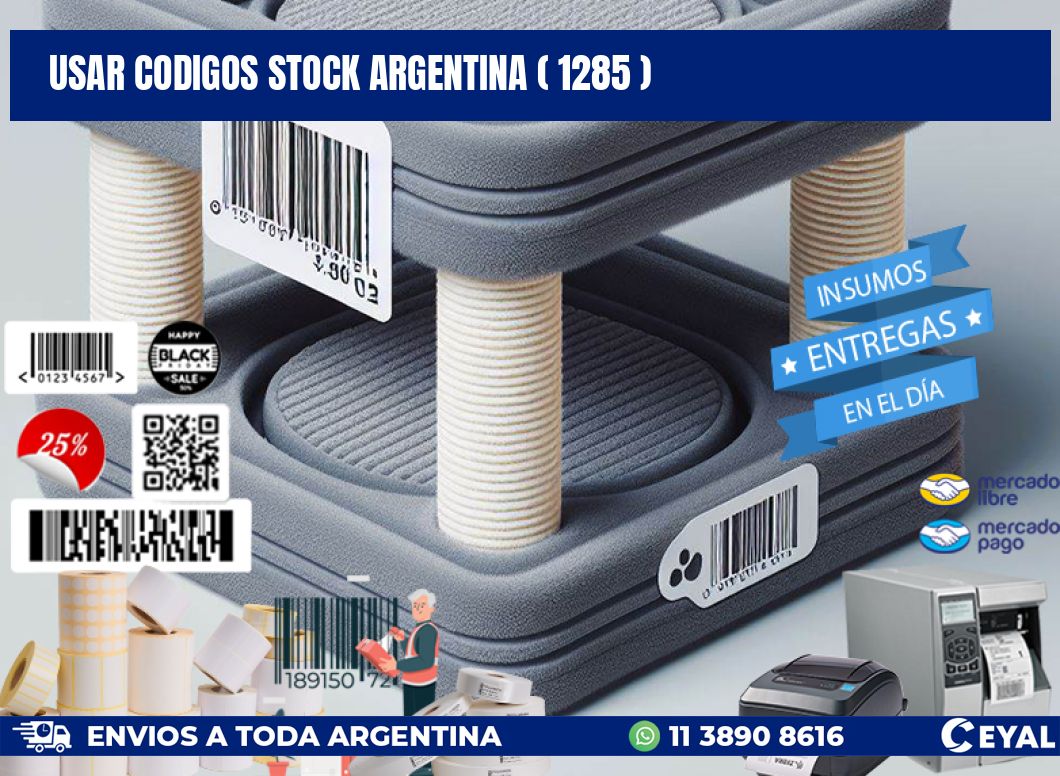 USAR CODIGOS STOCK ARGENTINA ( 1285 )