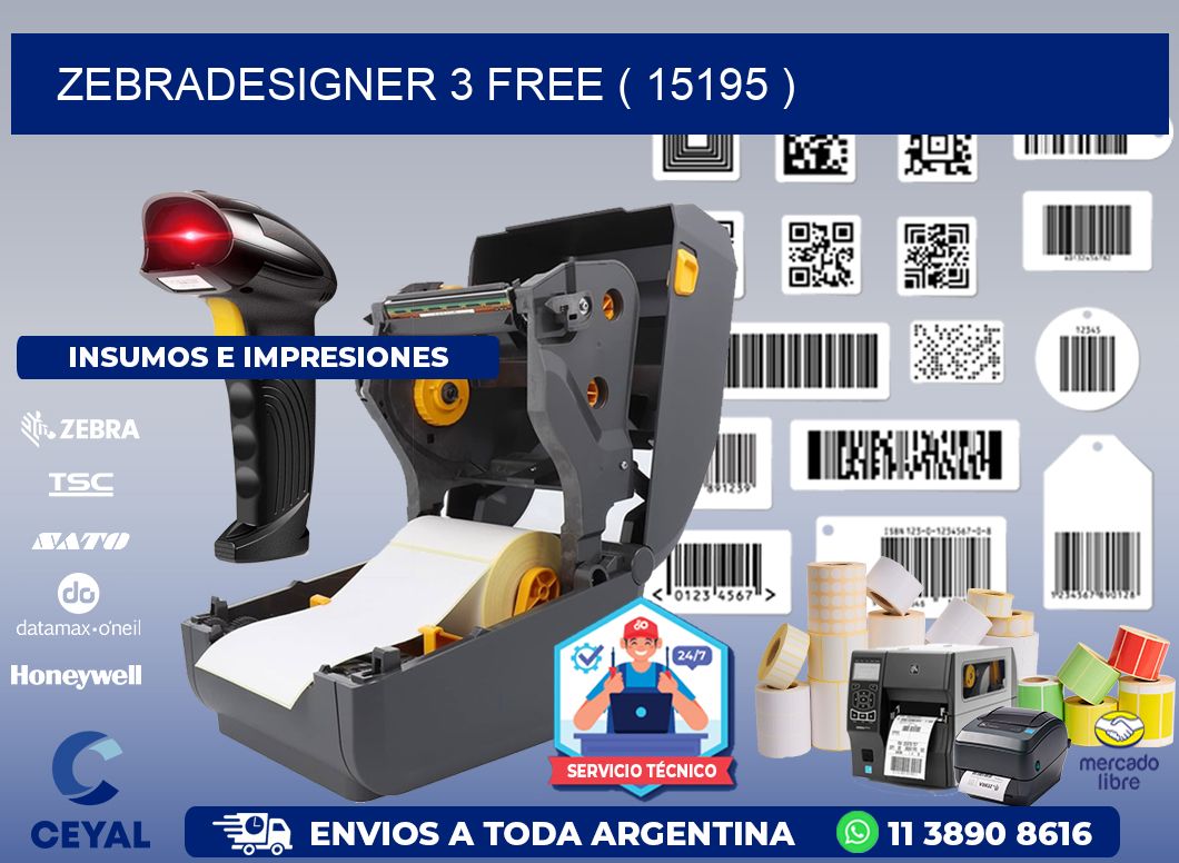 ZEBRADESIGNER 3 FREE ( 15195 )