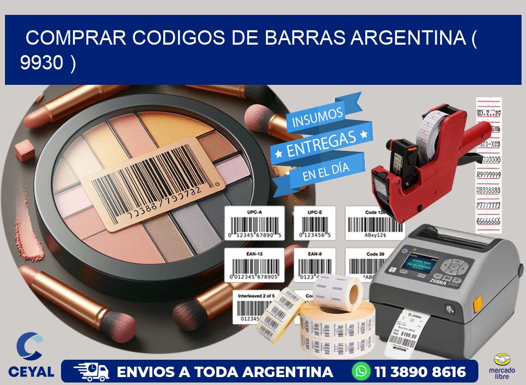 comprar codigos de barras argentina ( 9930 )