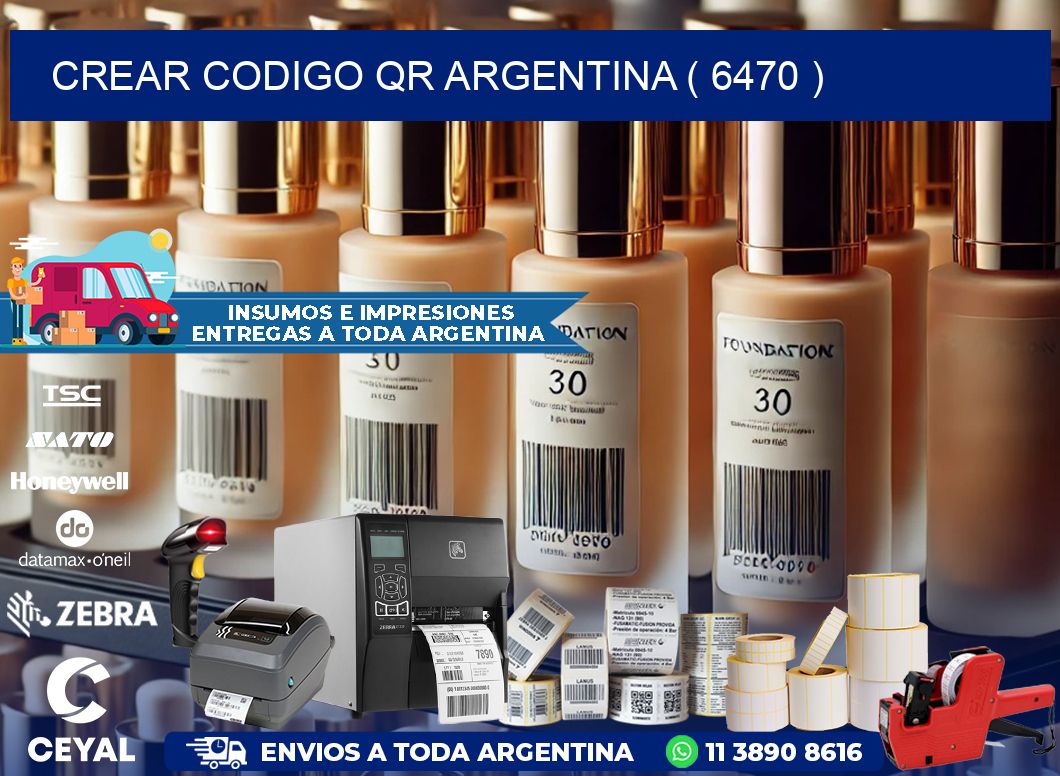 crear codigo qr argentina ( 6470 )