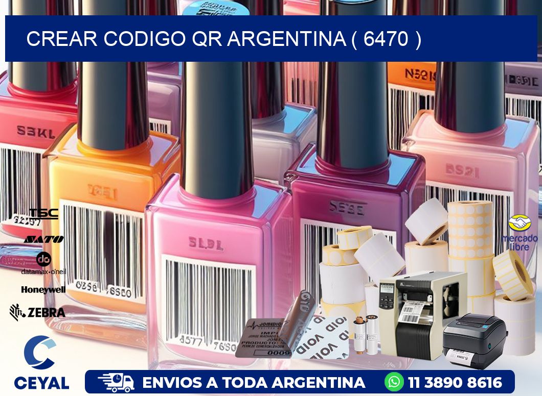 crear codigo qr argentina ( 6470 )