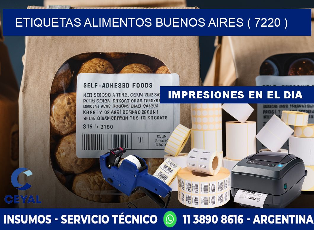 etiquetas alimentos buenos aires ( 7220 )