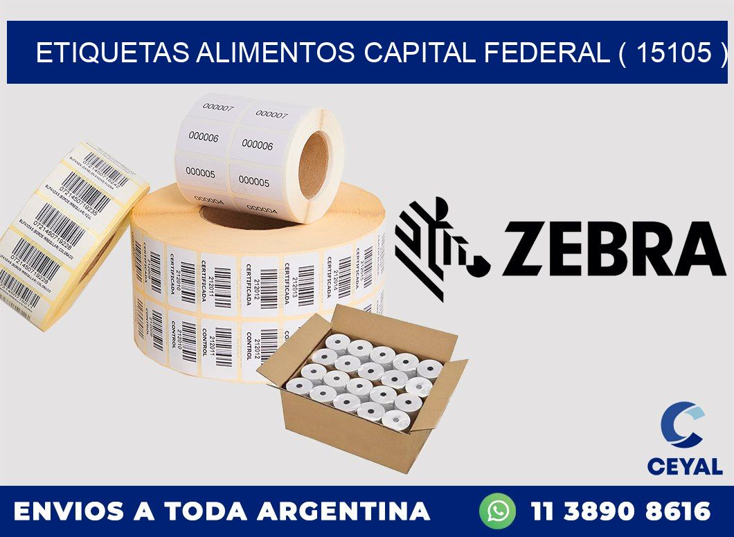 etiquetas alimentos capital federal ( 15105 )