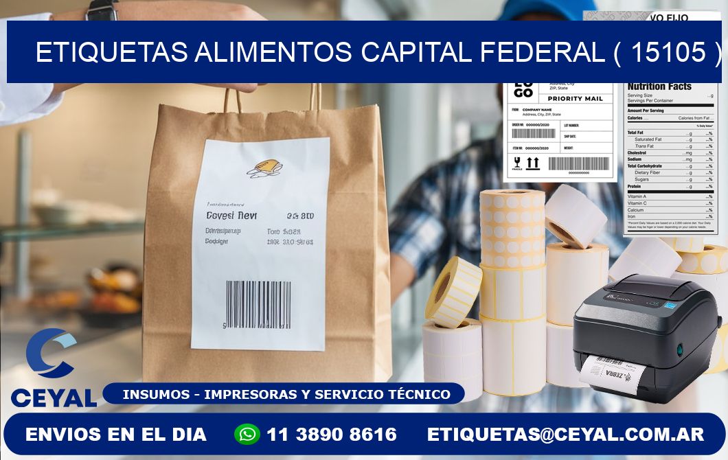 etiquetas alimentos capital federal ( 15105 )
