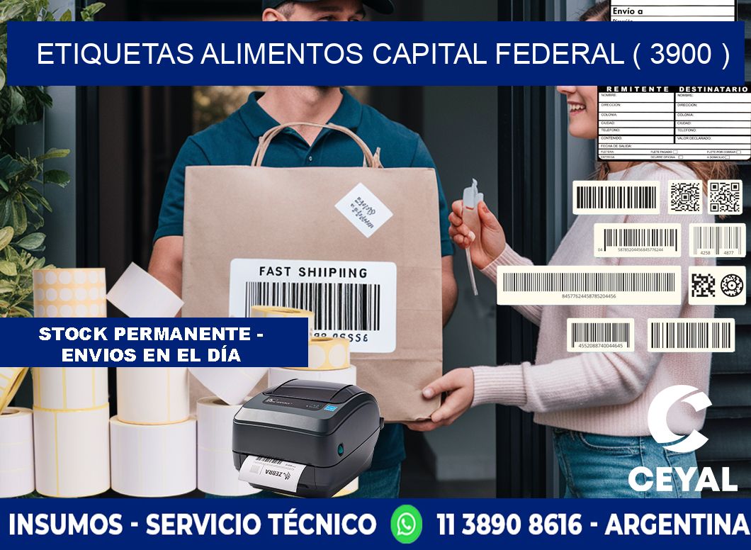 etiquetas alimentos capital federal ( 3900 )