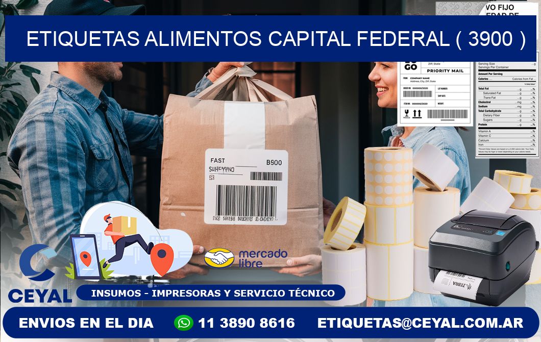 etiquetas alimentos capital federal ( 3900 )