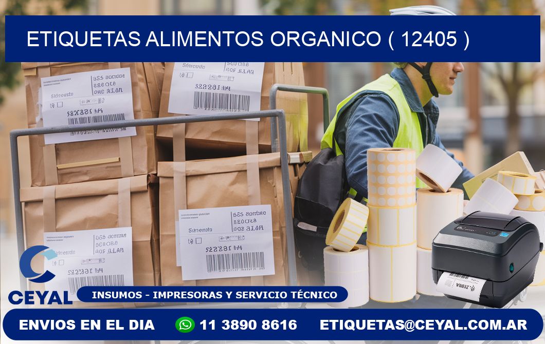 etiquetas alimentos organico ( 12405 )