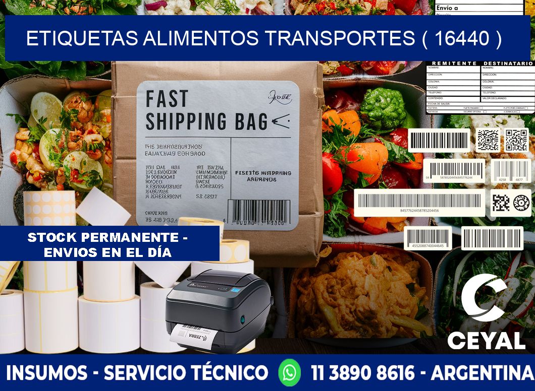 etiquetas alimentos transportes ( 16440 )