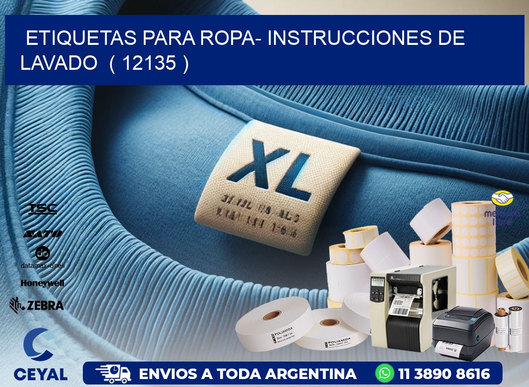 etiquetas para ropa- instrucciones de lavado  ( 12135 )