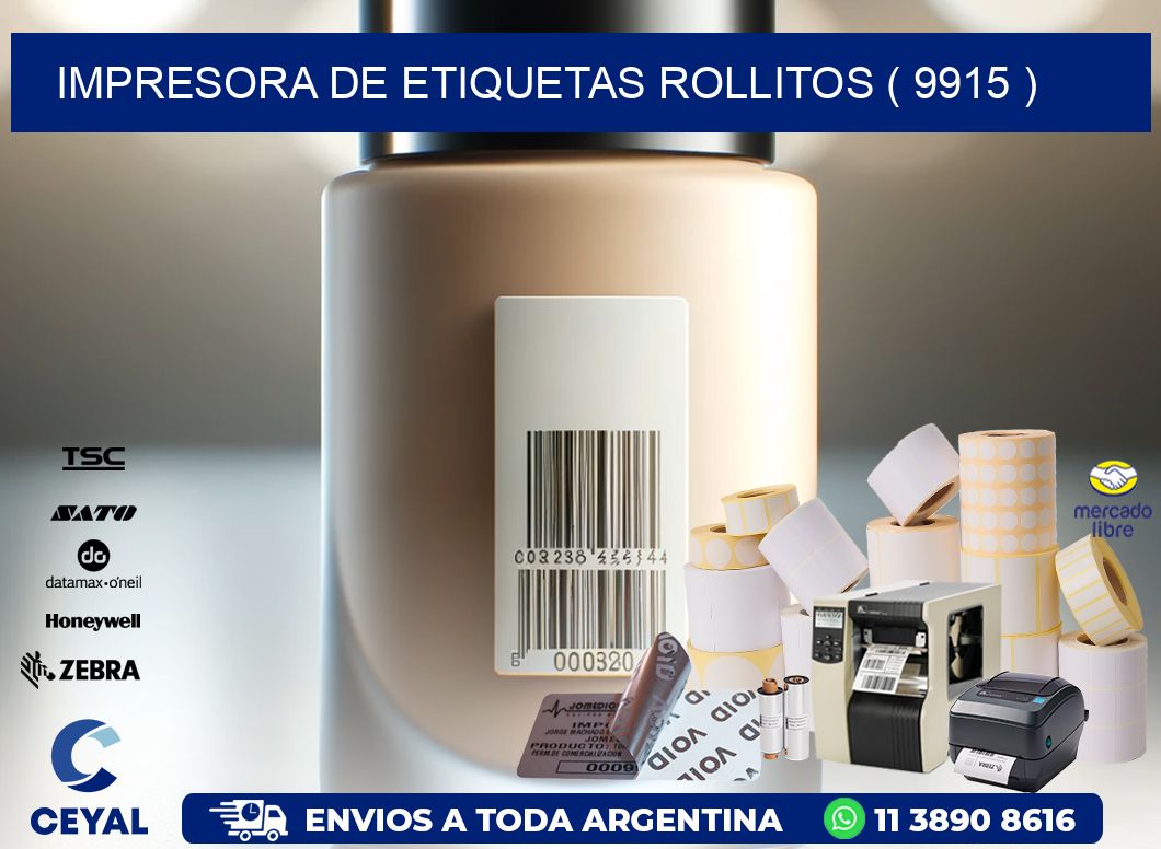 impresora de etiquetas rollitos ( 9915 )