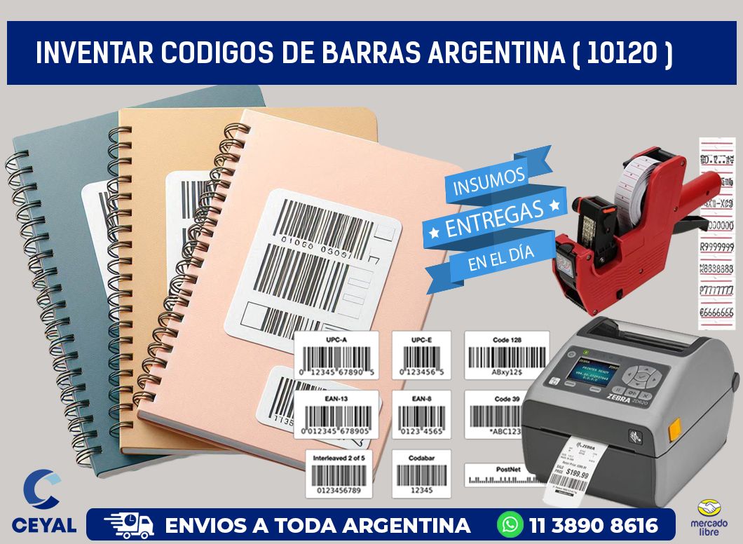 inventar codigos de barras argentina ( 10120 )
