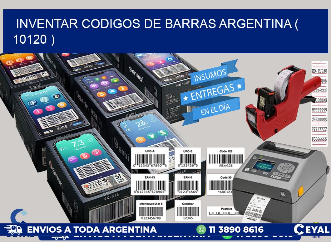 inventar codigos de barras argentina ( 10120 )