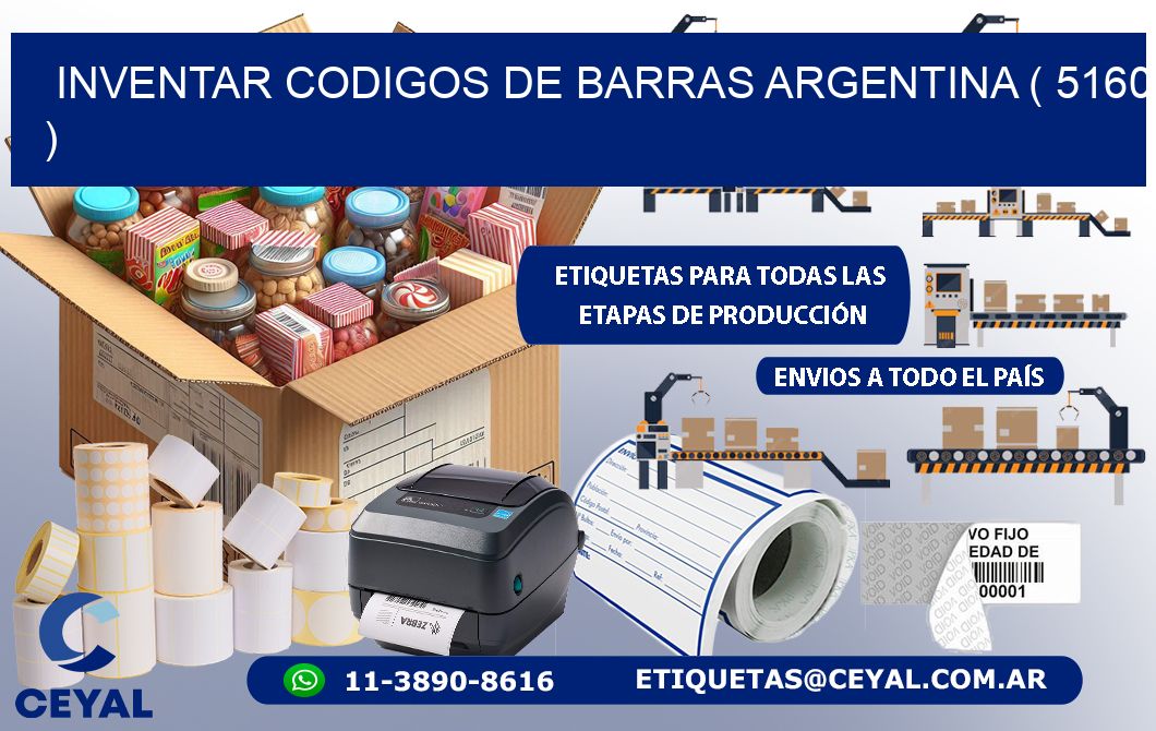 inventar codigos de barras argentina ( 5160 )