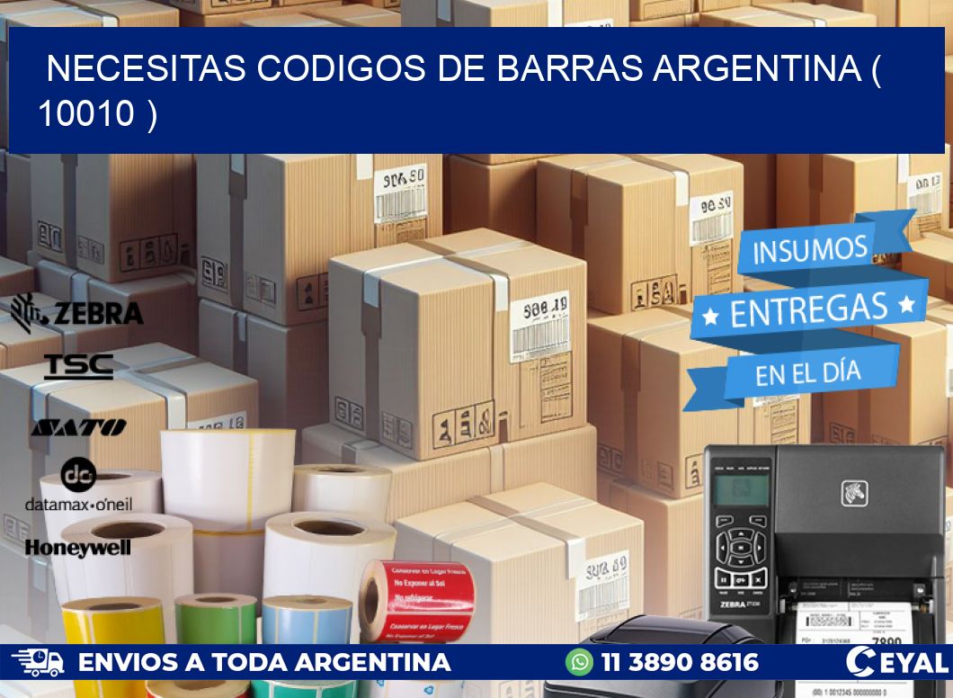 necesitas codigos de barras argentina ( 10010 )