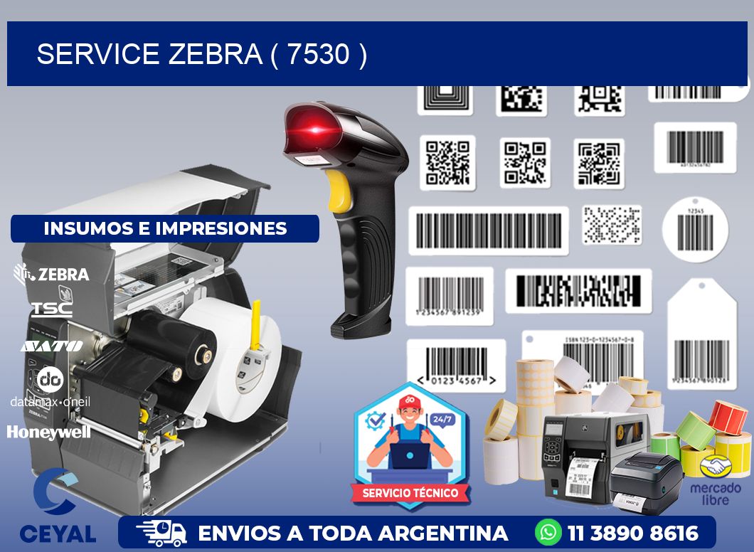 service zebra ( 7530 )