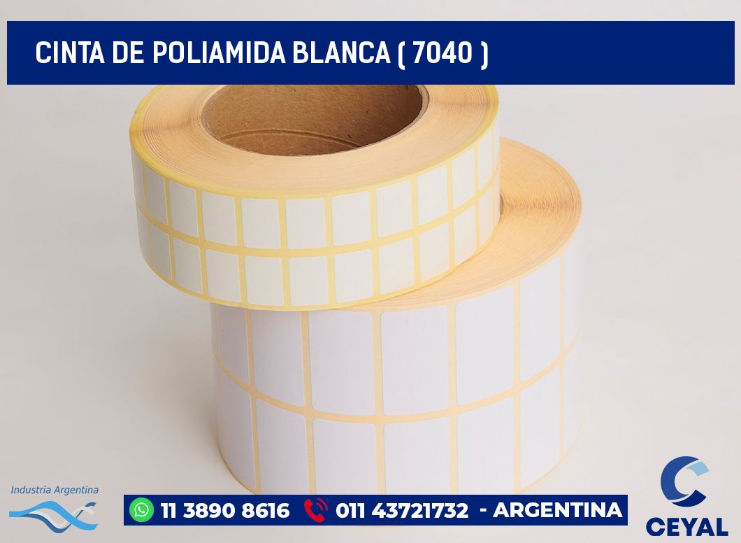 CINTA DE POLIAMIDA BLANCA ( 7040 )