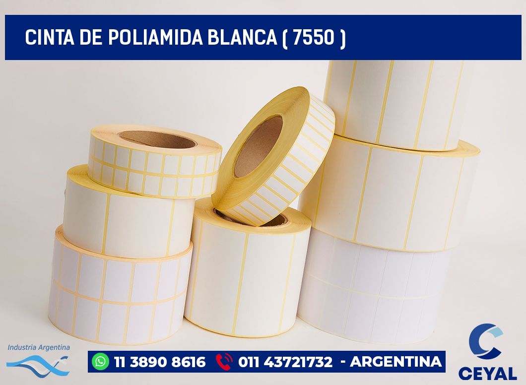 CINTA DE POLIAMIDA BLANCA ( 7550 )