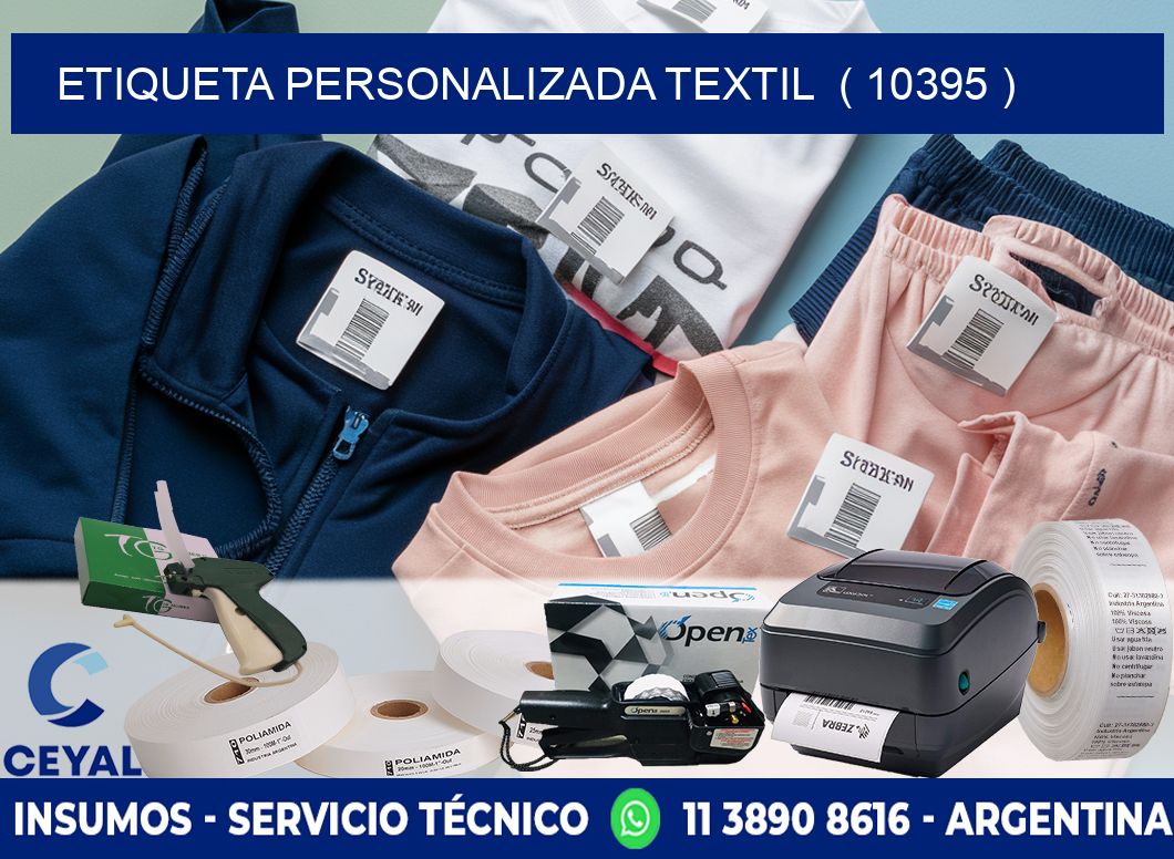 ETIQUETA PERSONALIZADA TEXTIL  ( 10395 )