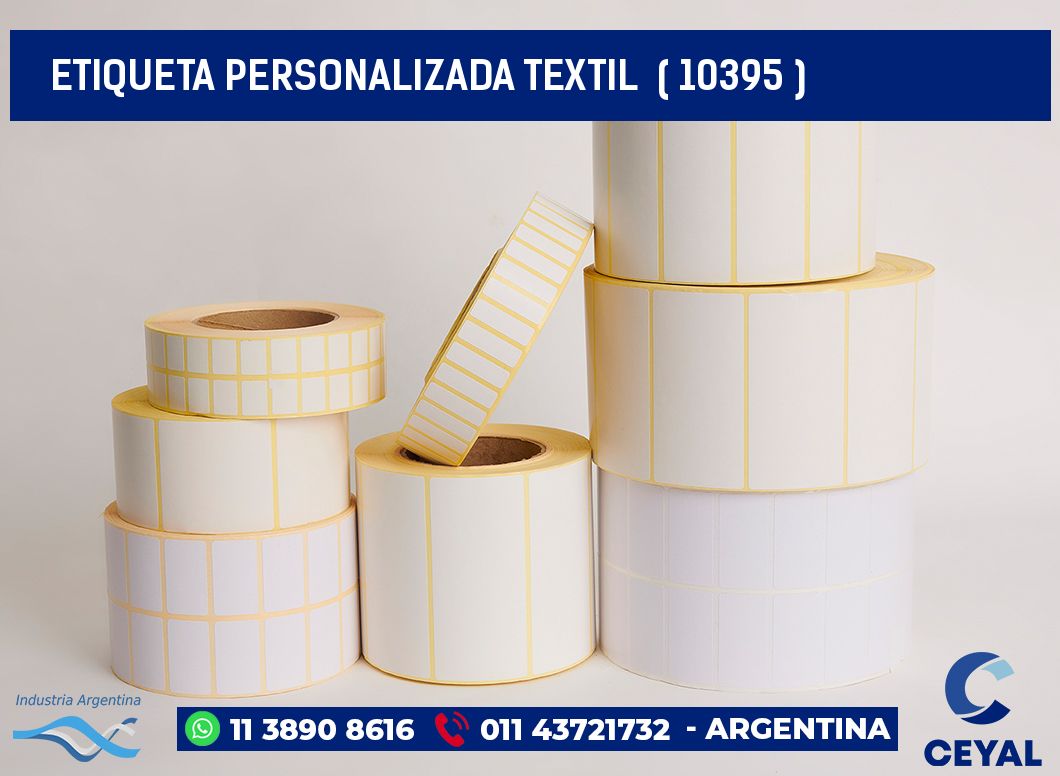 ETIQUETA PERSONALIZADA TEXTIL  ( 10395 )