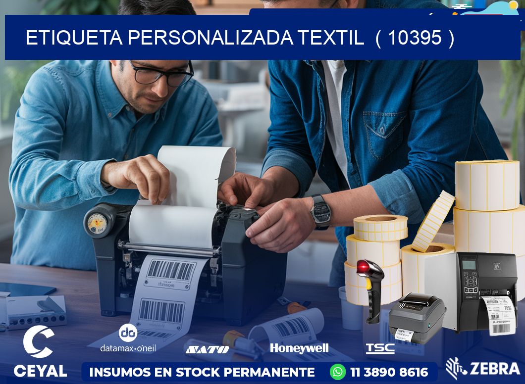 ETIQUETA PERSONALIZADA TEXTIL  ( 10395 )