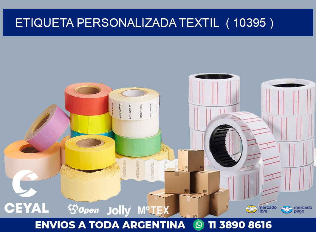 ETIQUETA PERSONALIZADA TEXTIL  ( 10395 )