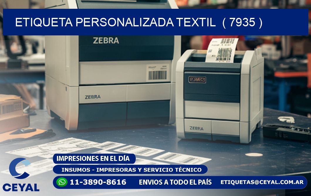 ETIQUETA PERSONALIZADA TEXTIL  ( 7935 )