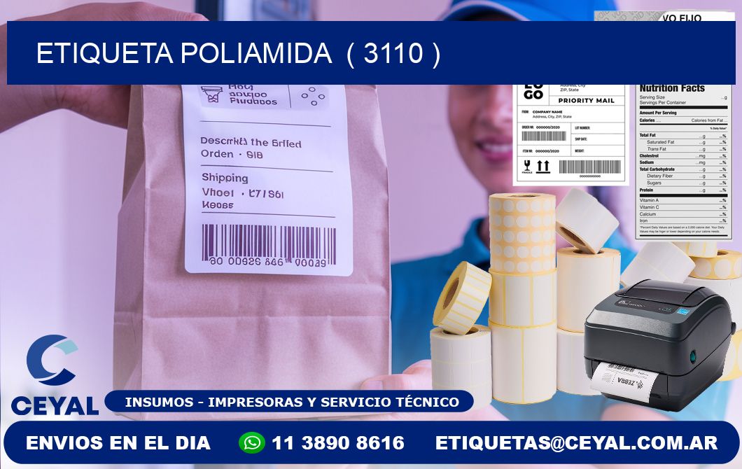 ETIQUETA POLIAMIDA  ( 3110 )