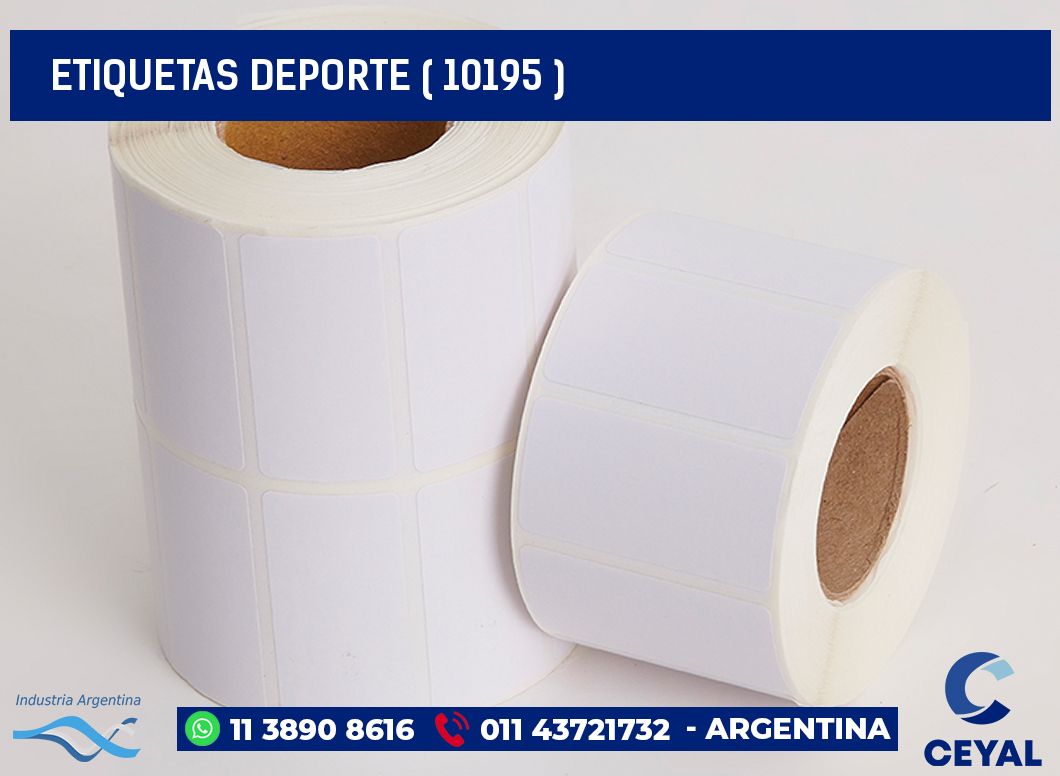 ETIQUETAS DEPORTE ( 10195 )