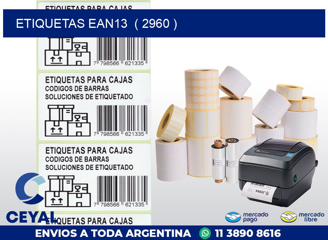 ETIQUETAS EAN13  ( 2960 )